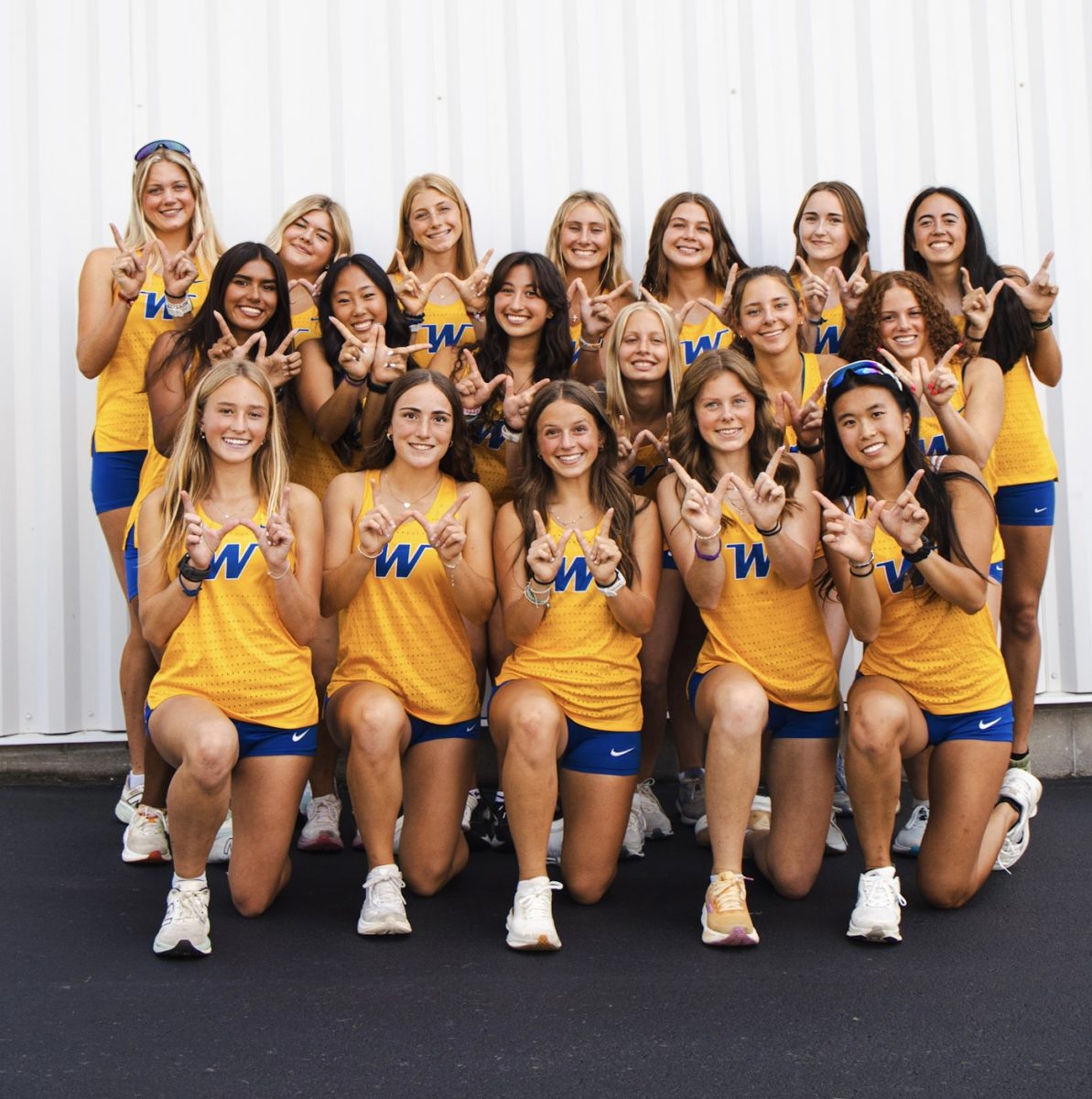 Wayzata Girls cross country 2025 seniors (photo taken by Will Hable and edited by Angel Kim)